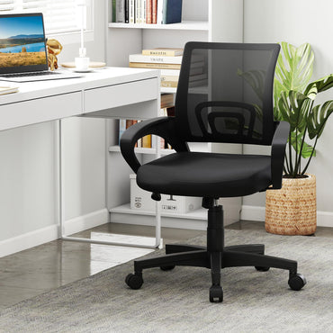 Goflame Ergonomic Mesh Office Chair | Mid-Back Computer Chair with Breathable Backrest