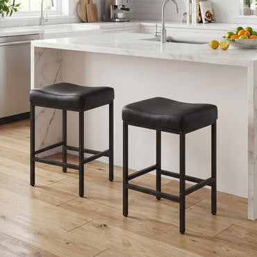 Goflame 25 Inch Counter Height Bar Chairs for Kitchen Island