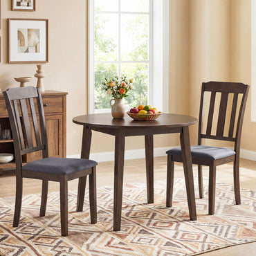 Goflame Rubber Wood Dining Room Chairs with Comfortable Backrest & Padded Seat