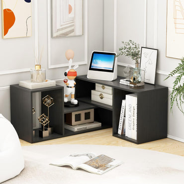 Goflame Bookshelf TV Stand for TVs up to 55"