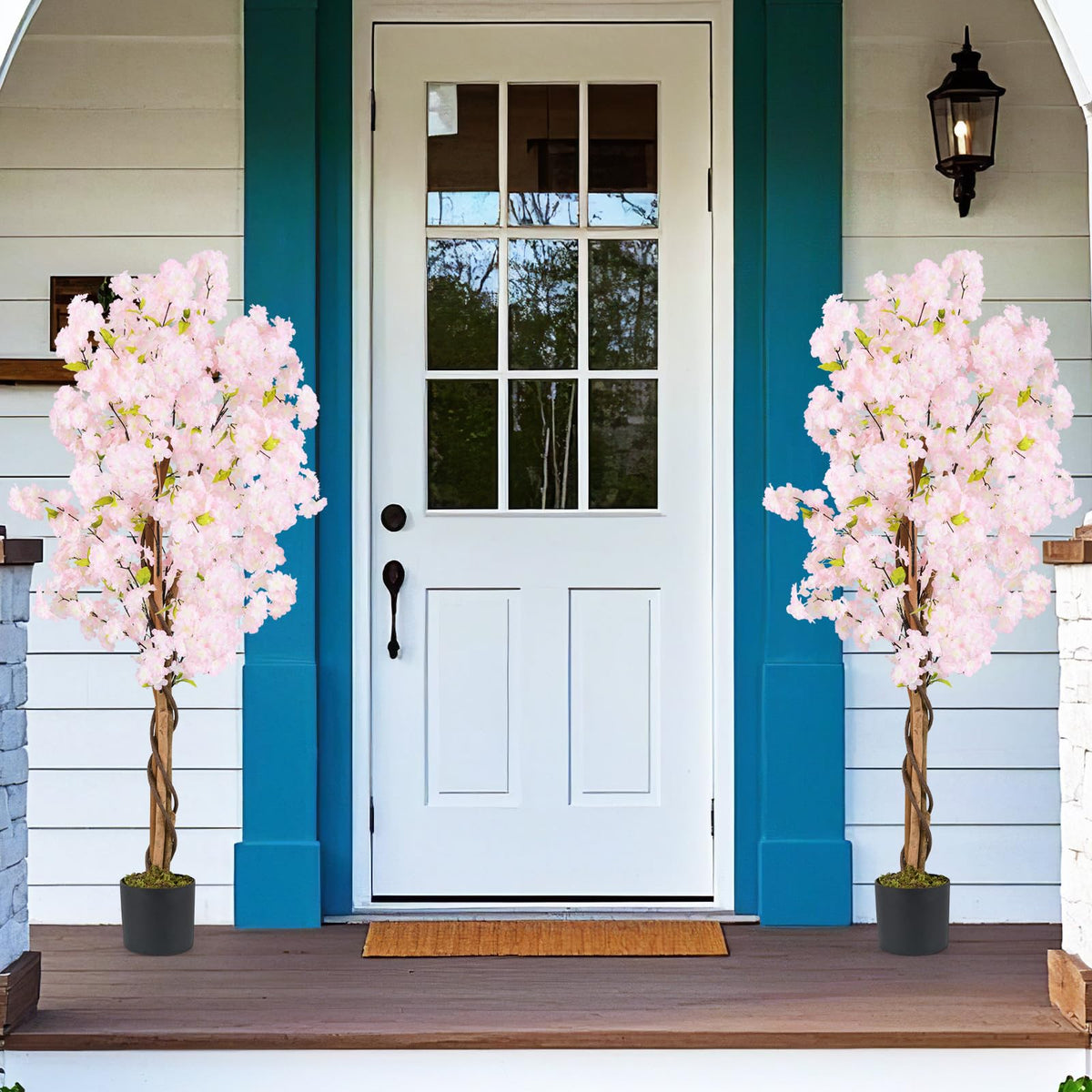 GOFLAME 5FT Artificial Cherry Blossom Tree