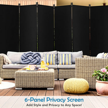 GOFLAME 6 Panel Folding Room Divider for Home Office