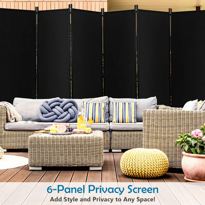 GOFLAME 6 Panel Folding Room Divider for Home Office