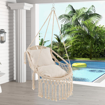 Goflame Macrame Swing Chair
