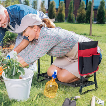 Goflame Garden Kneeler & Seat Folding Gardening Stool