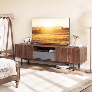 Goflame Mid Century Modern TV Stand for TVs up to 80"
