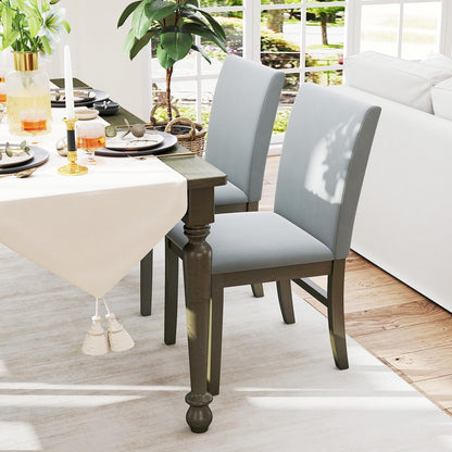 Goflame Upholstered Dining Chairs Set for Restaurant