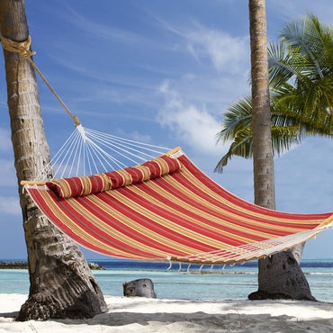 Goflame Hammock with Detachable Pillow Outdoor Hanging Chair (Hammock Stand Not Included)