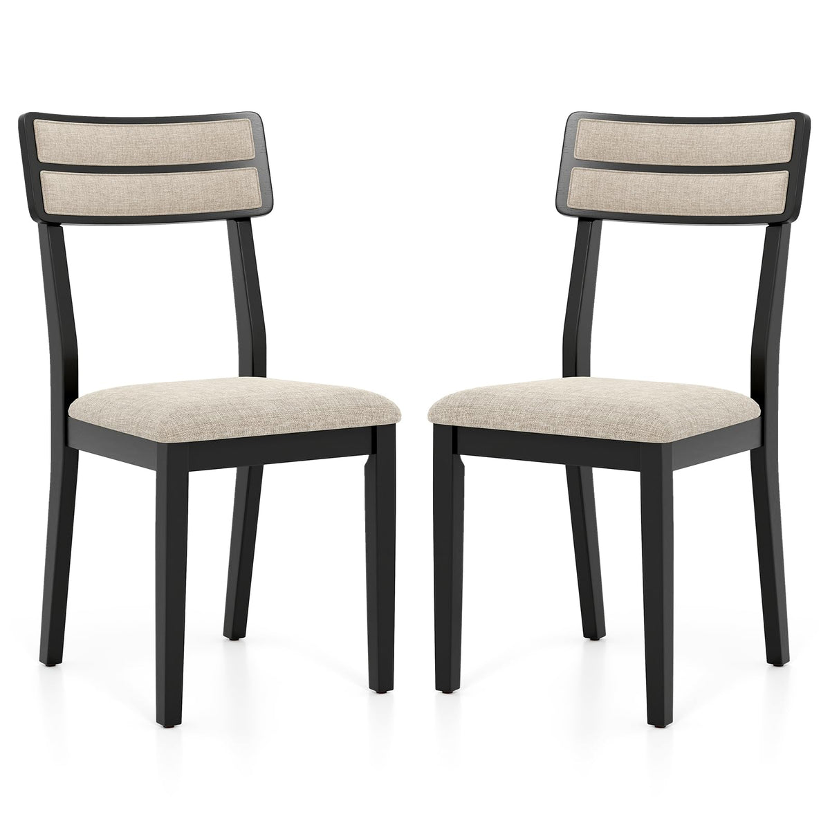 Goflame Modern Dining Chairs Set of 2/4 Upholstered Kitchen Chair