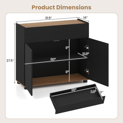 Goflame Sideboard Buffet Cabinet with Storage