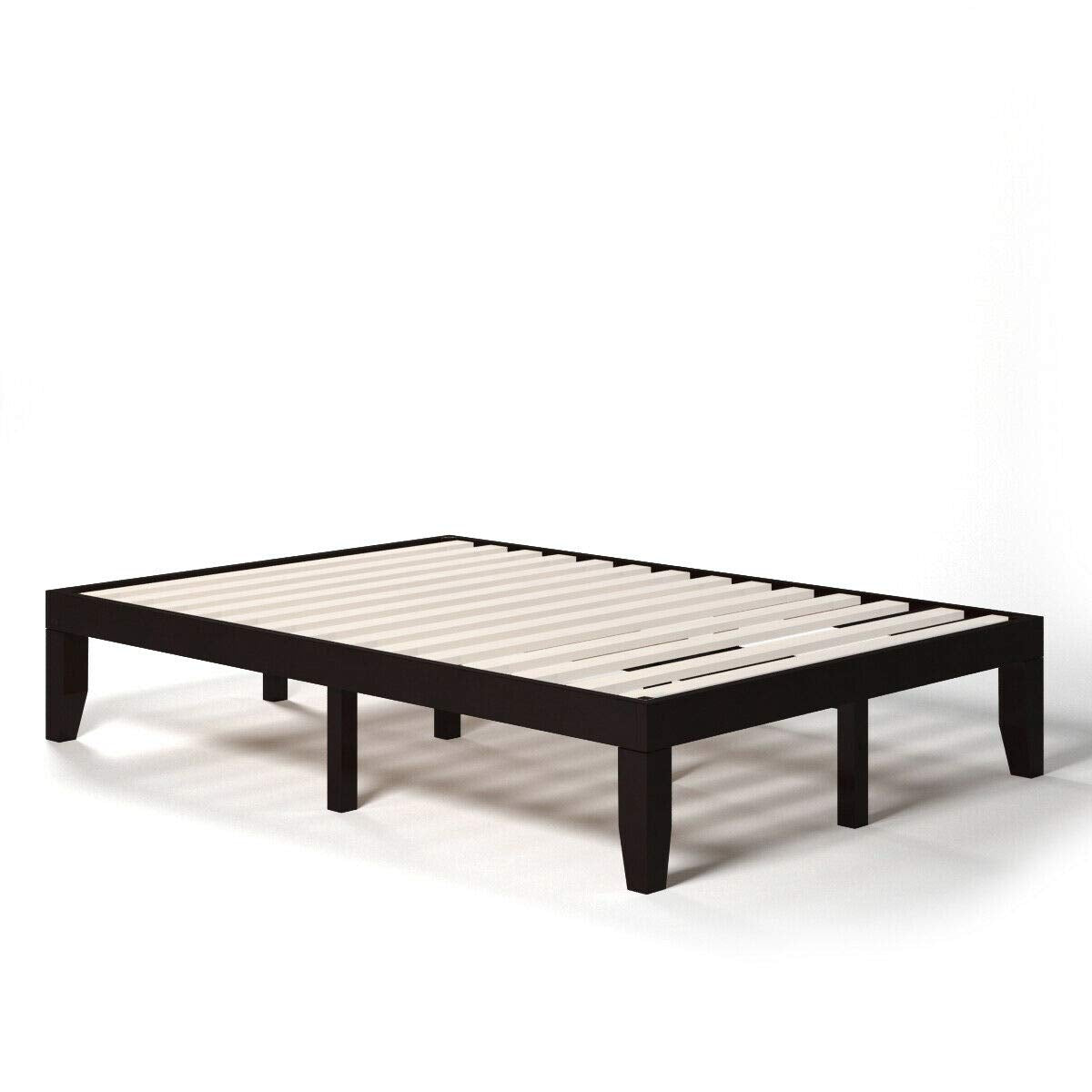 Solid Wood Platform Bed Frame - Goflame