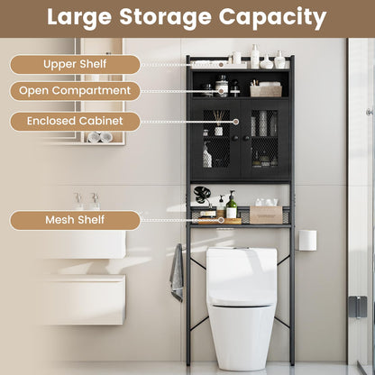 Goflame Over The Toilet Storage Cabinet for Laundry Room