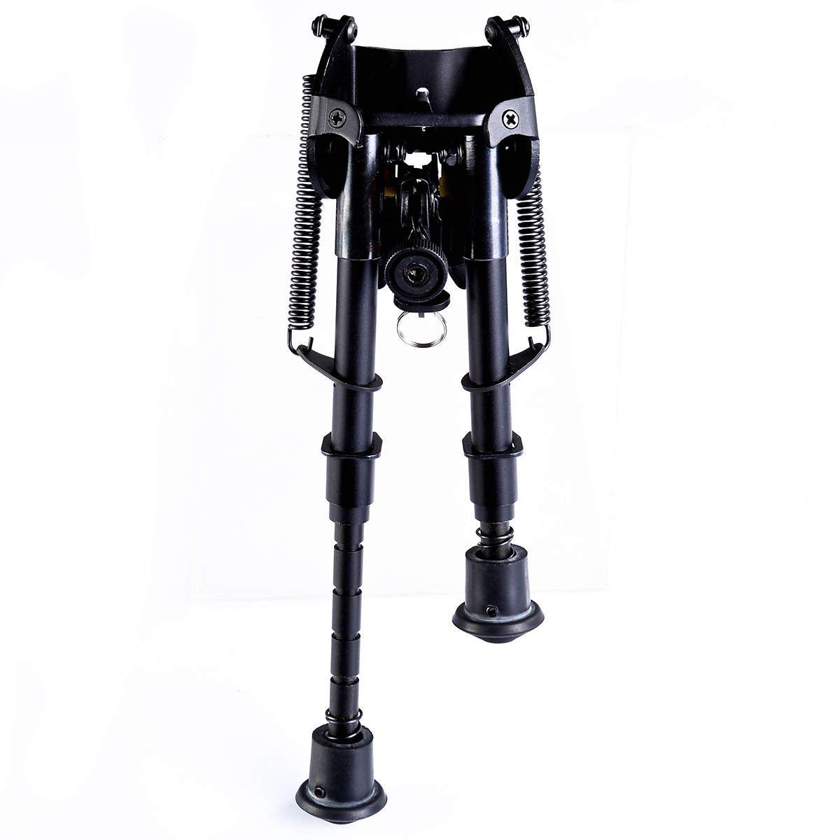 GOFLAME Hunting Rifle Bipod Adjustable Height from 6-9 Inch Spring Return Sniper Sling Swivel Mount for Hunting Shooting