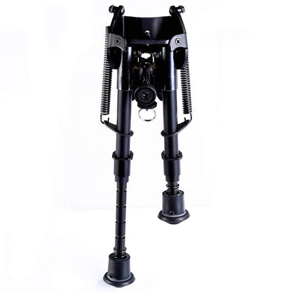 GOFLAME Hunting Rifle Bipod Adjustable Height from 6-9 Inch Spring Return Sniper Sling Swivel Mount for Hunting Shooting