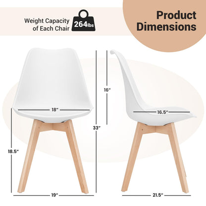 GOFLAME Dining Chairs Set of 4 for Dining Room
