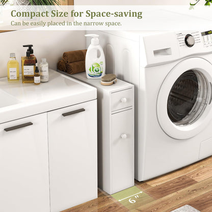 Goflame Small Bathroom Storage Cabinet
