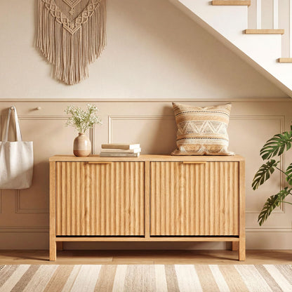 Goflame Shoe Storage Bench with 2 Flip Drawers for Entry Way