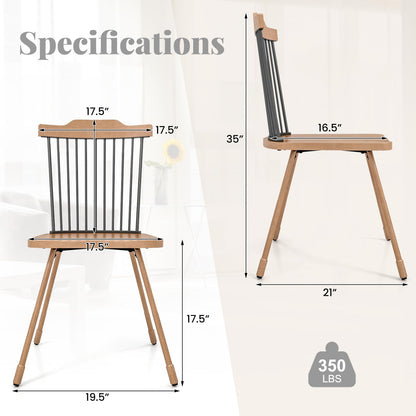 Goflame Windsor Dining Chairs