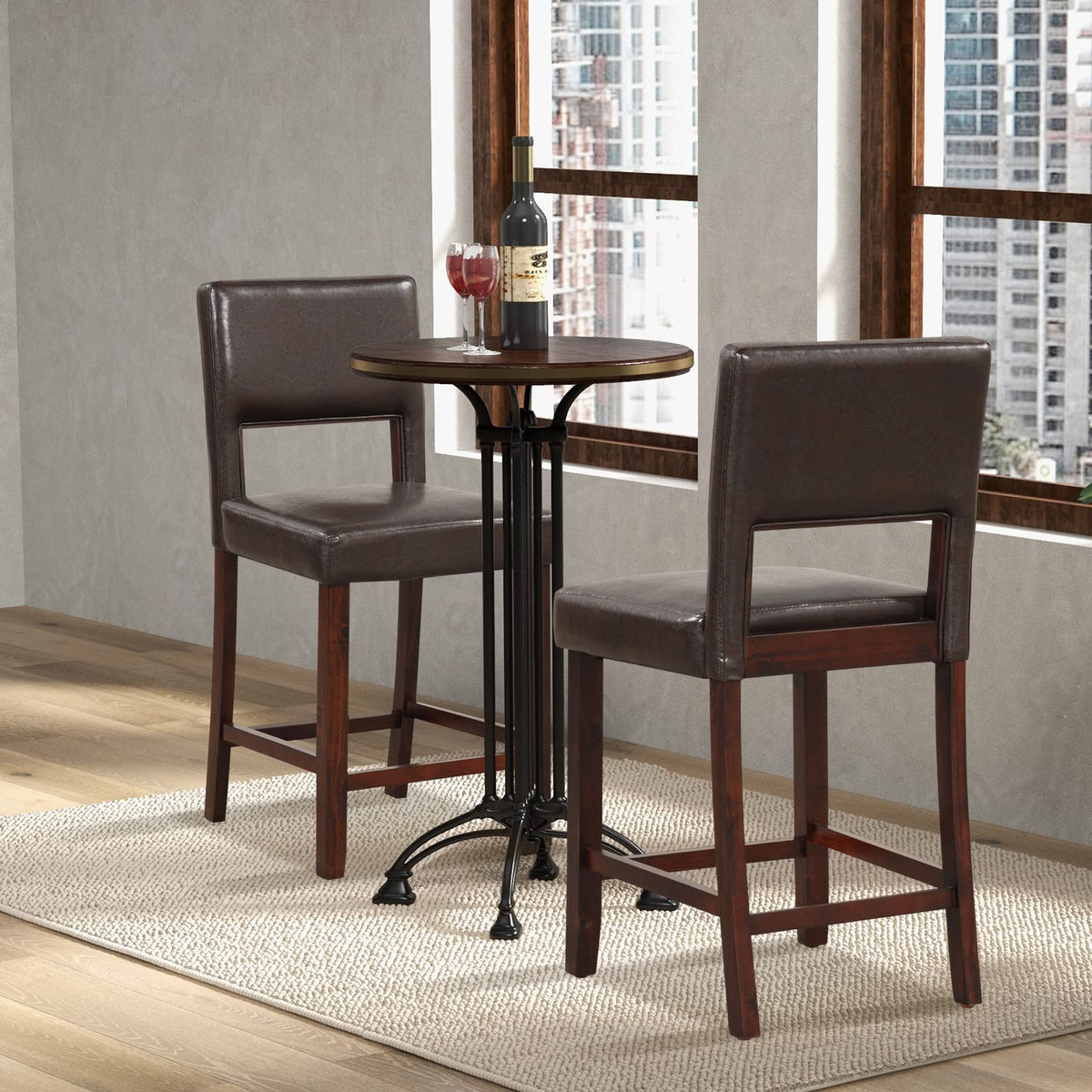 4-Piece Bar Chair Set - Goflame