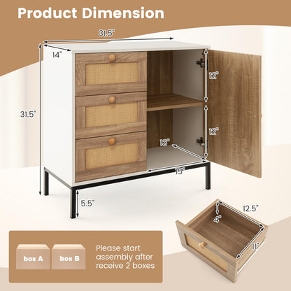 Goflame Buffet Cabinet with Storage