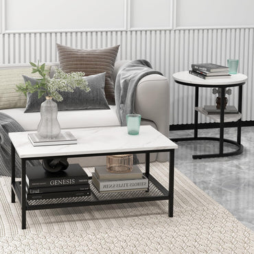Goflame Nesting Coffee Table Set