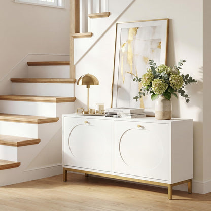 Goflame Shoe Storage Bench with 2 Flip Drawers