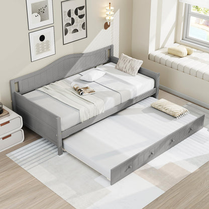 Goflame Twin Daybed with Trundle