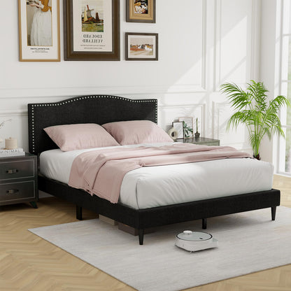 Goflame Queen Bed Frame with Headboard