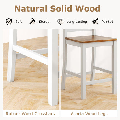 Goflame Counter Height Bar Stools Set