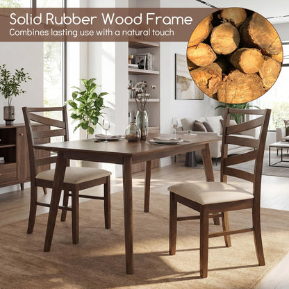Goflame Kitchen Chairs with Tall Backrests for Dining Room