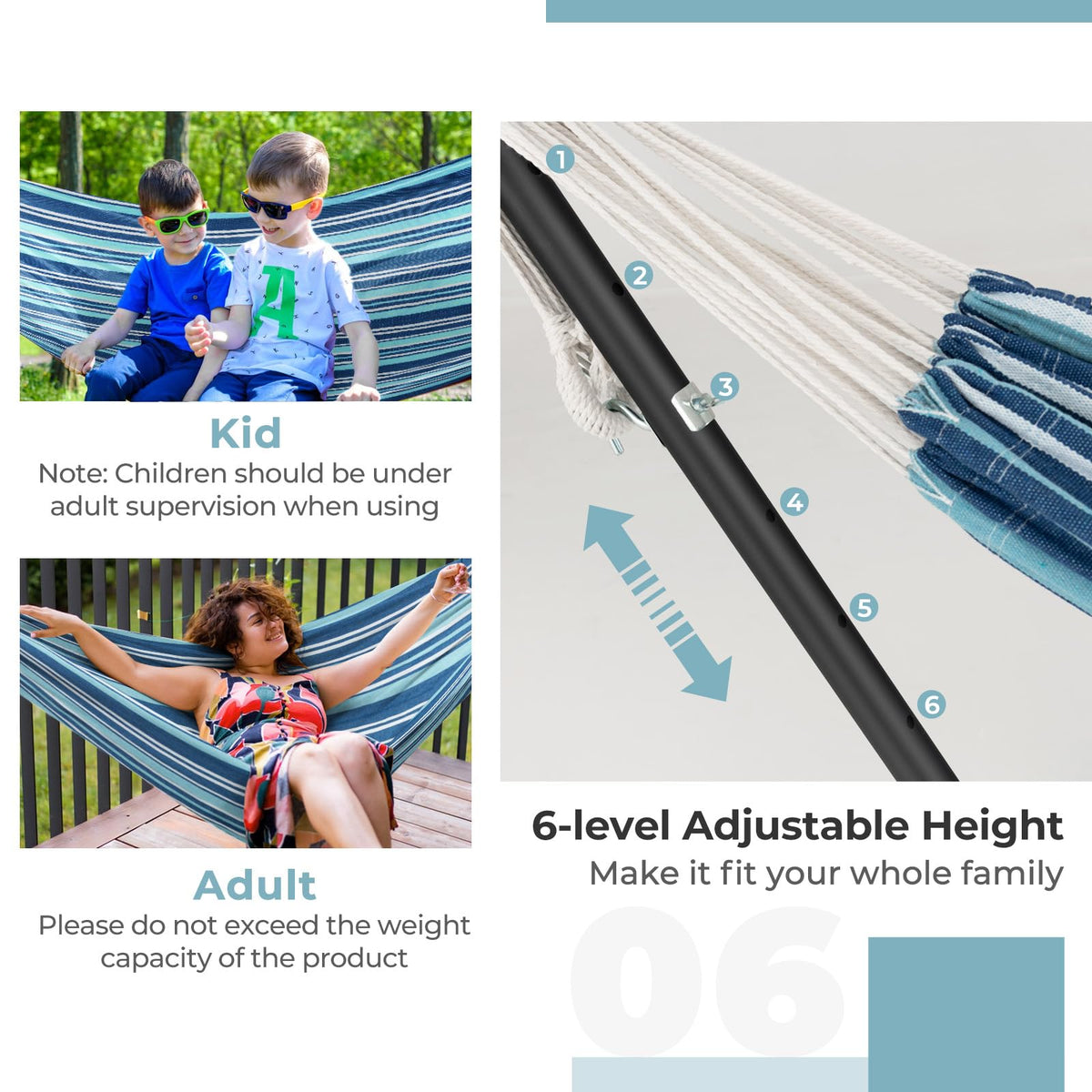 Goflame Hammock with Stand for Outside