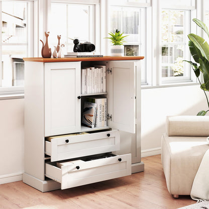 Goflame Buffet Cabinet with Storage for Coffee Bar Dining Living Room Entryway