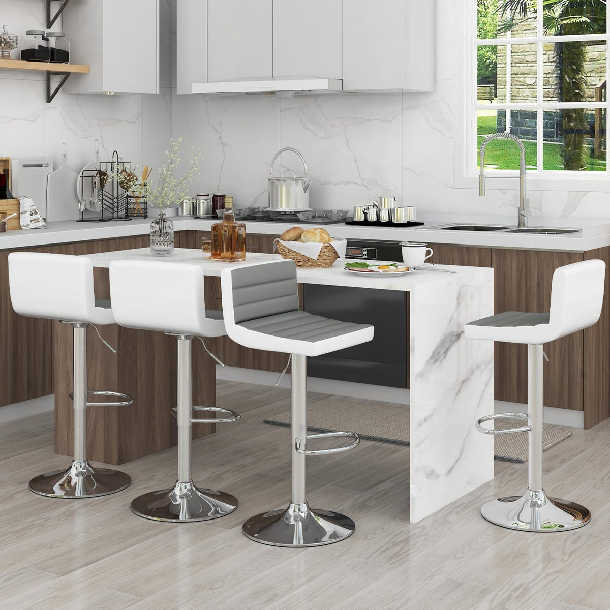 Goflame Bar Stools Set of 2/4