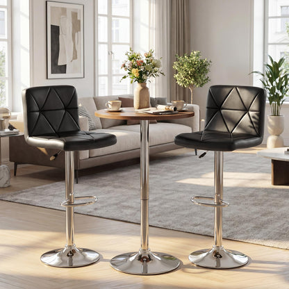 Goflame Modern Faux Leather Upholstered Counter Height Barstools Set of 2/4