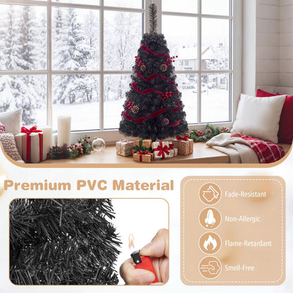 GOLFLAME 3FT Artificial Christmas Tree for Home Office Party