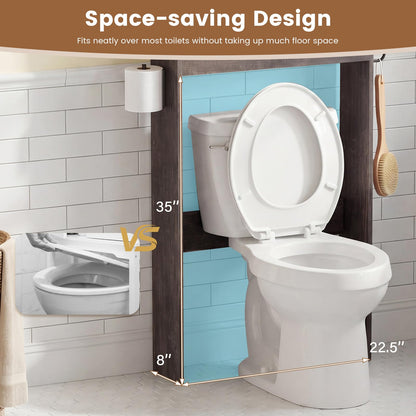 Goflame Over The Toilet Storage Cabinet