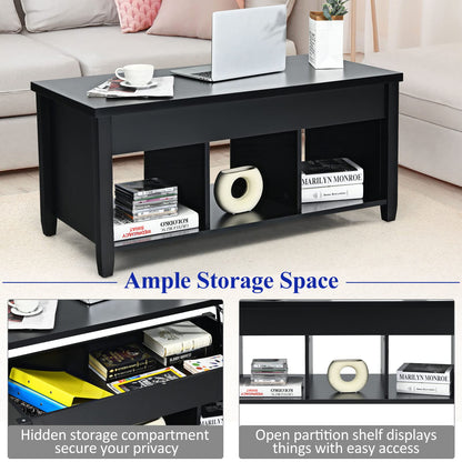 GOFLAME Lift Top Coffee Table for Living Room