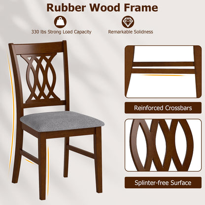 Goflame Upholstered Dining Chairs Set of 2/4 for Kitchen
