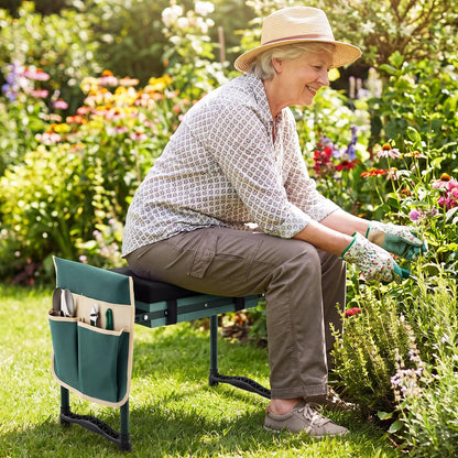 Goflame Garden Kneeler and Seat for Seniors Women Men