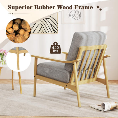 Goflame Mid Century Modern Accent Chair