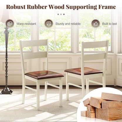 Goflame PU Leather Upholstered Kitchen Chair