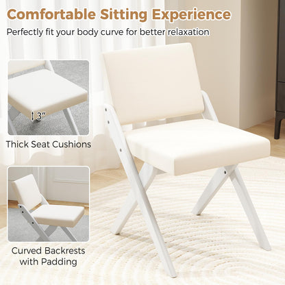 Goflame Wooden Dining Chairs
