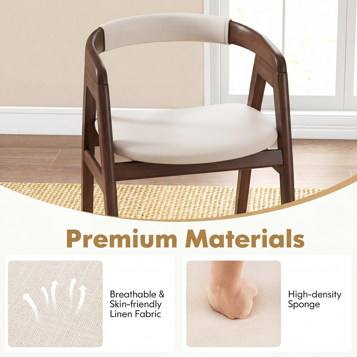 Goflame Modern Mid Century Accent Chairs