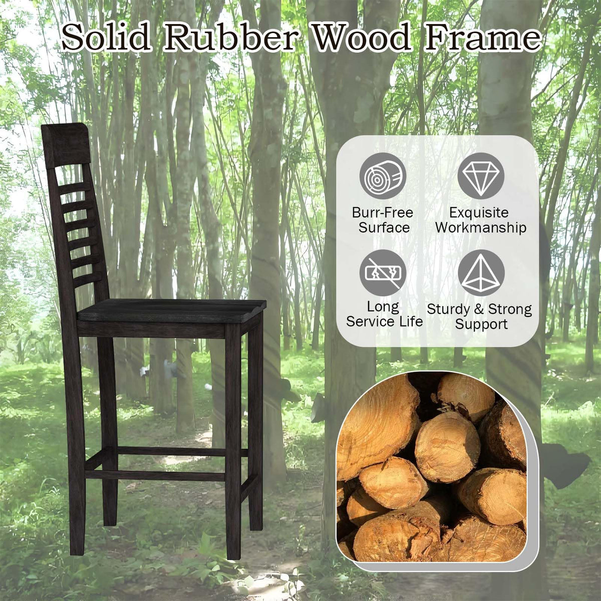 Goflame Counter Height Bar Stools Set of 2/4