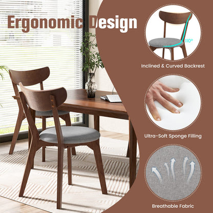 Goflame Upholstered Dining Chairs Set of 2/4 for Living Room Restaurant