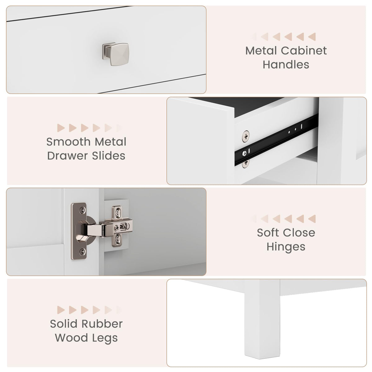Goflame Bathroom Vanity with Ceramic Sink