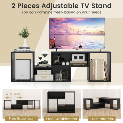 Goflame Bookshelf TV Stand for TVs up to 55"