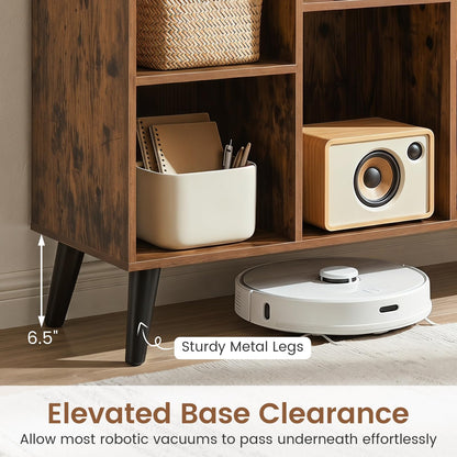 Goflame 8 Cube Bookshelf for Living Room & Home Office