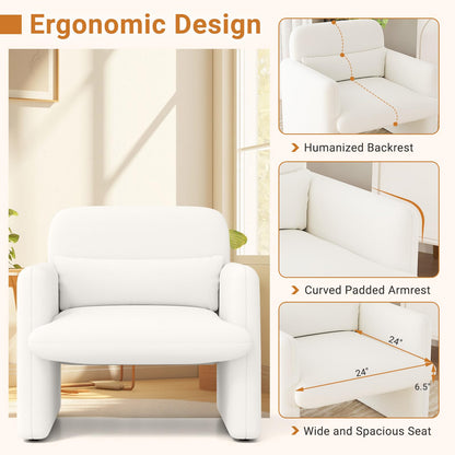 Goflame Modern Accent Chair