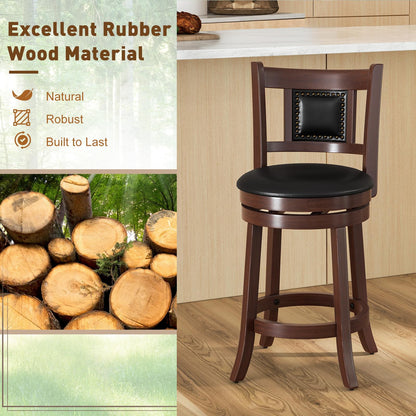 Goflame Swivel Bar Stools Set